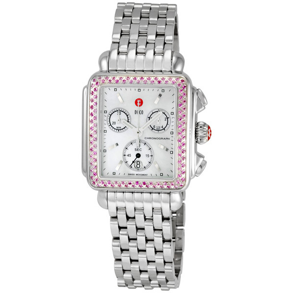Michele MWW06A000231 Imitation Pearl Dial Ladies Watch - Elegant White Mother of Pearl Automatic Watch