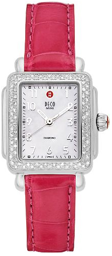 Stainless Steel Michele MWW06D000007 Imitation Automatic Watch with Jet Black Face & 50m Water Resistant