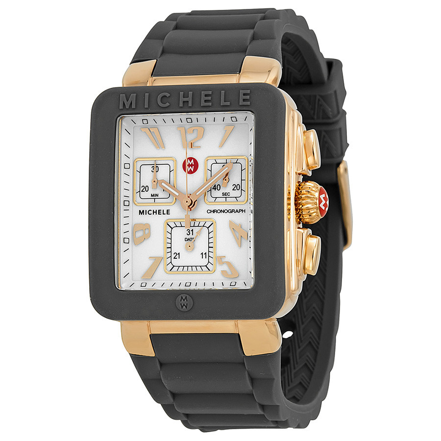 Michele Timeless Elegance Lady's Quartz Chronograph Gold-Tone Watch