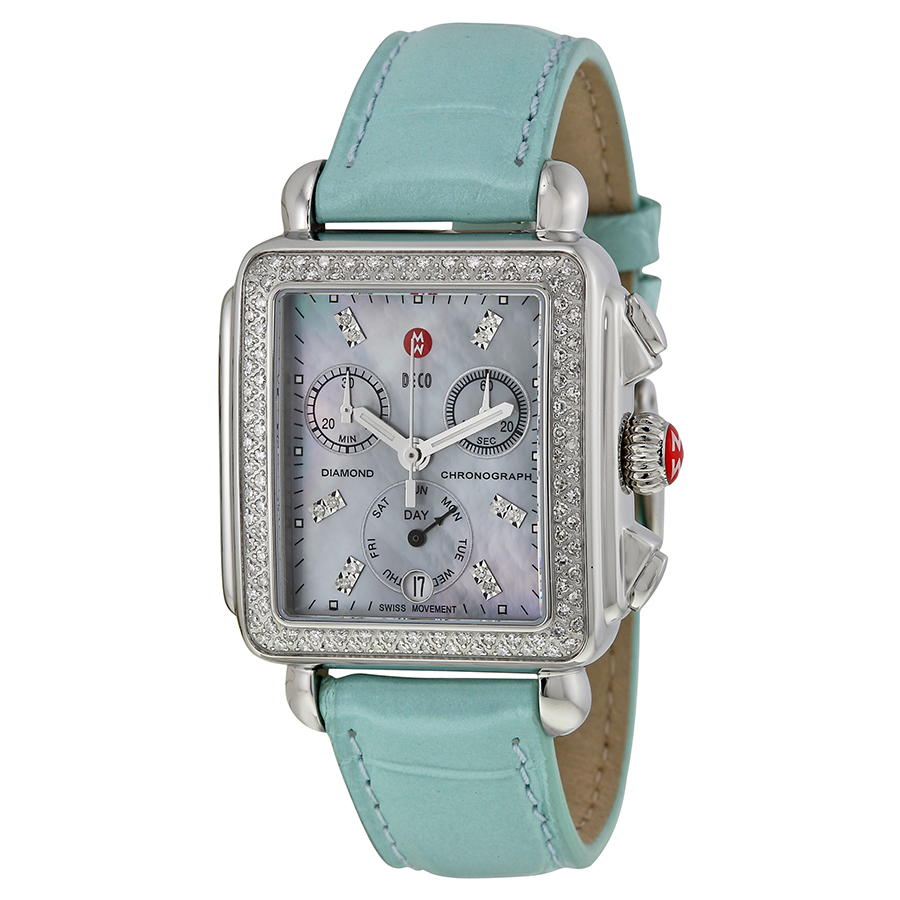 Michele MWW06P000227 Imitation Watch - Swiss Clone, Black Chrome Case, Silver Dial, Water-Resistant 50m