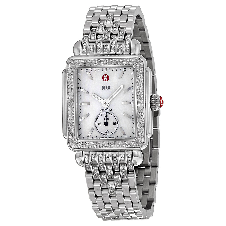 Michele Swiss Craftsmanship Automatic Silver Face Mens Watch
