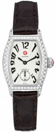 Imitation Michele MWW08A000030 Lady's Quartz Watch - Silver Tone, Mother of Pearl Dial