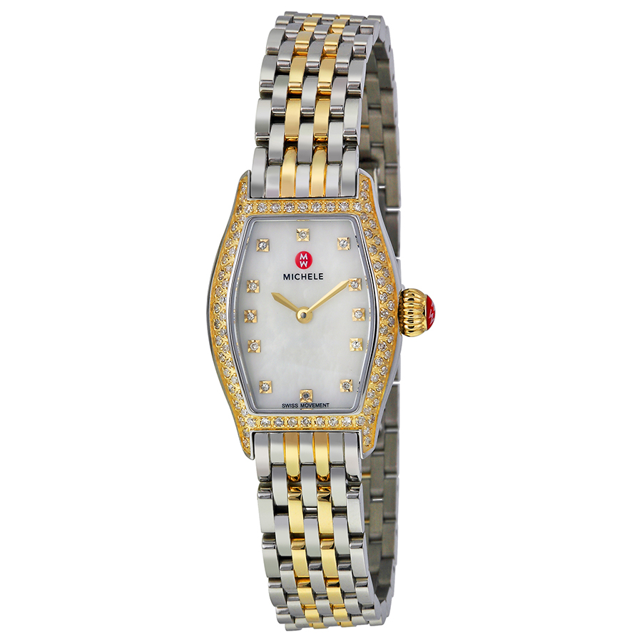 Michele MWW08A000240 Imitation Diamond Accented Elegant Lady's Watch