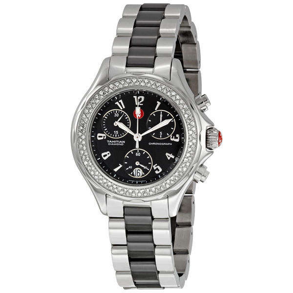 Michele MWW12E000003 Black Timepiece - Automatic Swiss Clone - 42mm Steel Case & Silver Dial Watch