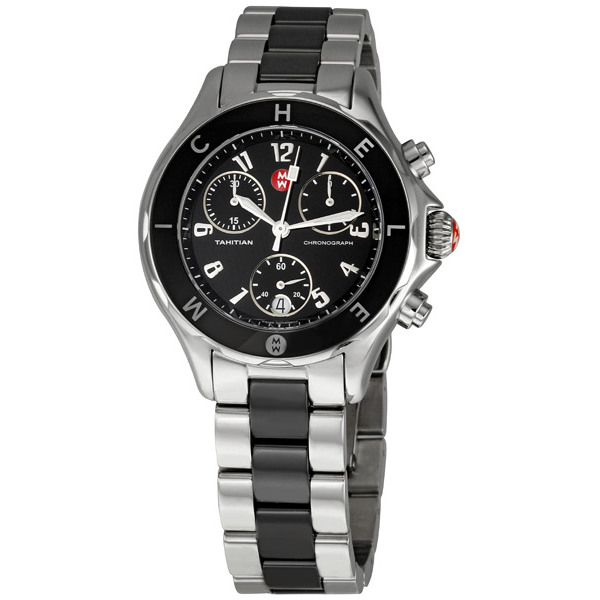 Michele MWW12E000004 Replica Automatic Silver Case Jet Black Face Water-Resistant Watch