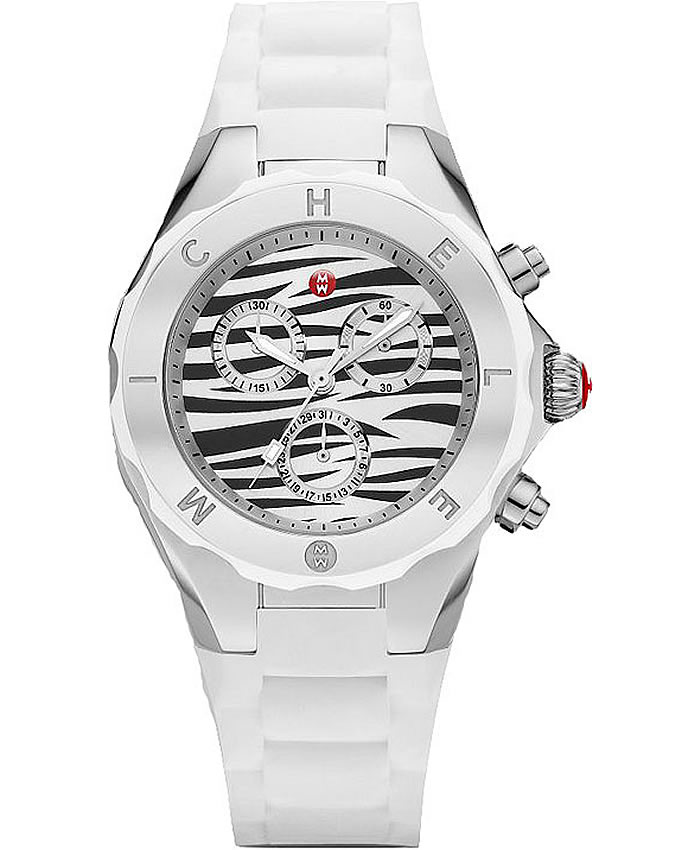 Michele Zebra Print Ladies Watch - Automatic Swiss Movement - Fashion Trendsetter