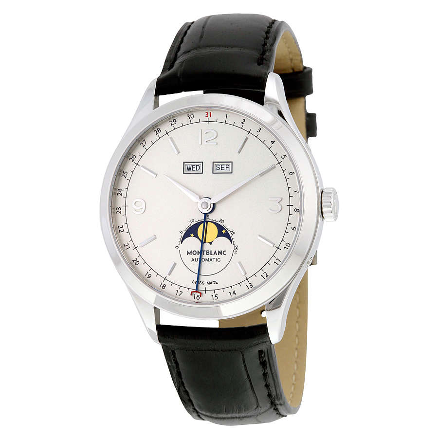 Montblanc Classic Pilot Automatic Steel Case White Face Replica Watch