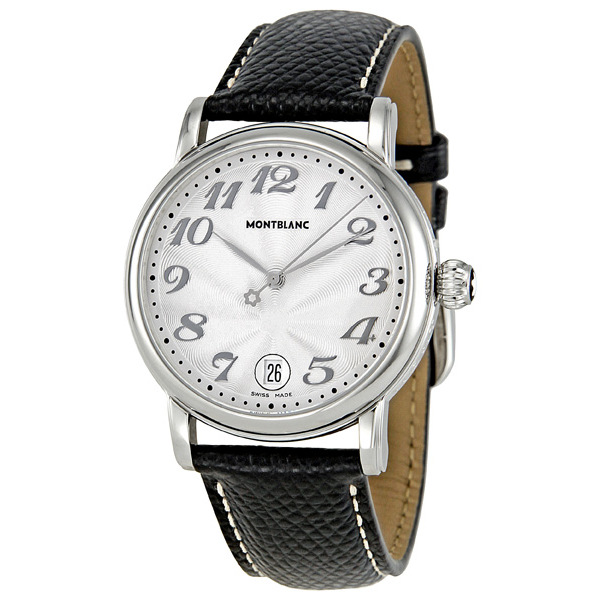 Montblanc 7249 Classic Men's Automatic Timepiece with Black Chrome Dial