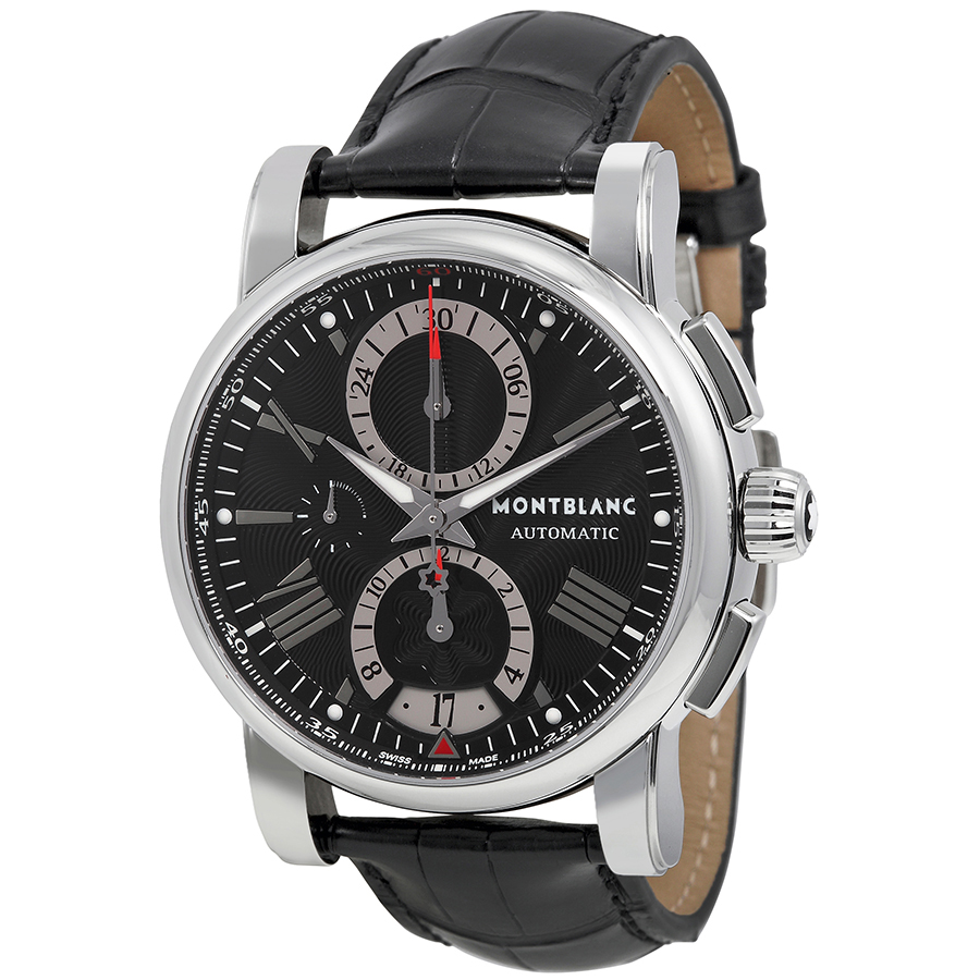 Montblanc Star Chronograph Replica Automatic Black Dial 43mm Watch