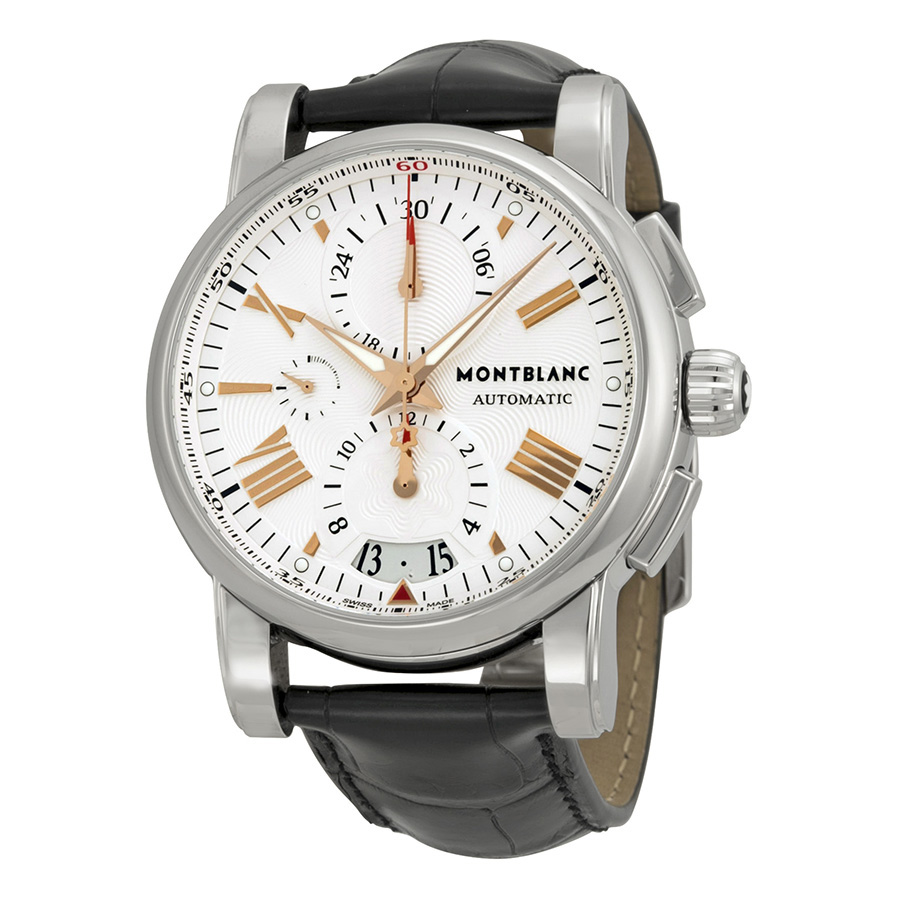 Montblanc Star 105856 Stainless Steel Automatic Black Dial Men's Watch