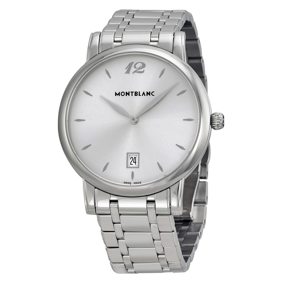 Montblanc Star Imitation Steel Case Blue Sunray Dial 41mm Automatic Watch