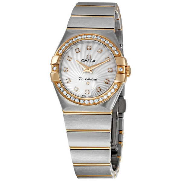 Omega Constellation 123.25.27.60.55.002 Classic Pearl White Dial Lady's Timepiece