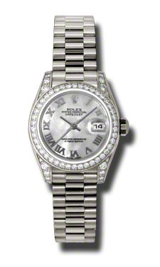 Rolex Datejust Lady's Watch - Stainless Steel & Gold bezel - Polished Dial - Elegant Quartz