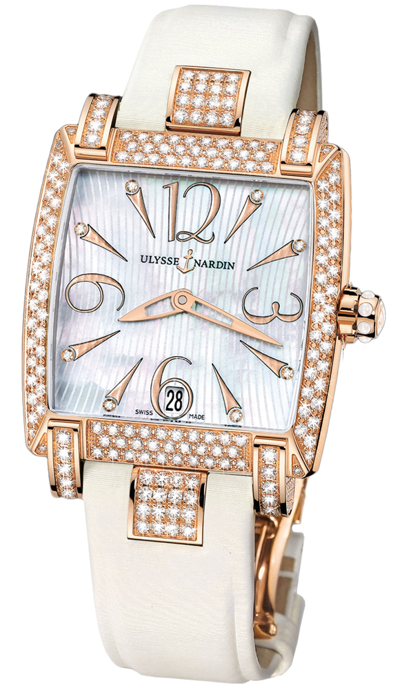Ulysse Nardin 136-91AC/691 Pearl Dial Automatic Lady's Watch