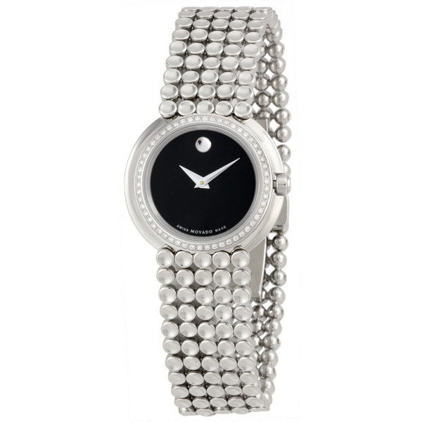 Movado Classic Collection Automatic Black Chronograph Steel Watch