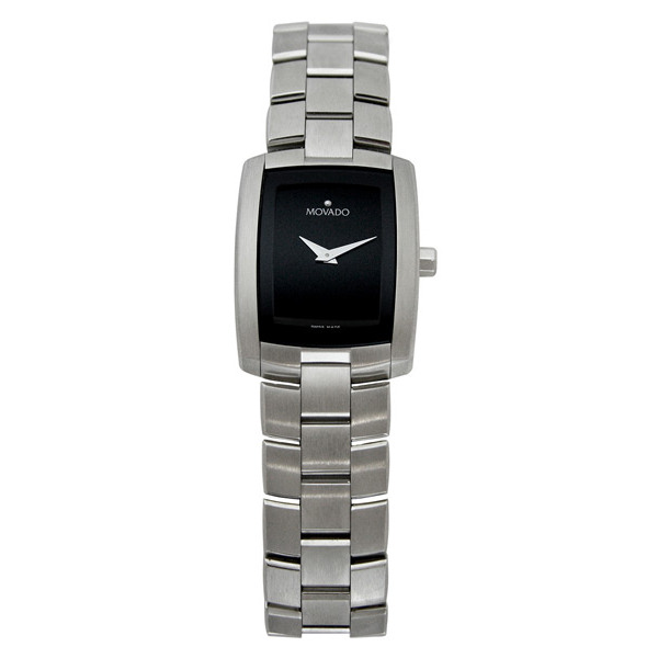 Replica Movado Chronograph Jet Black Dial Automatic Men's Watch