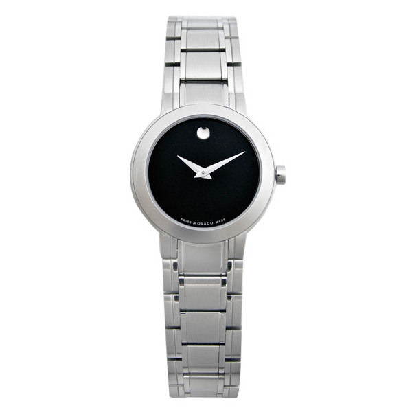 Elegant Movado 0606192 Lady's Watch: Stainless Steel Case, White Mother-of-Pearl Dial, Automatic Movement
