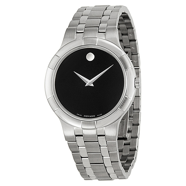 Movado Classic Black Chronograph Automatic Mens Watch