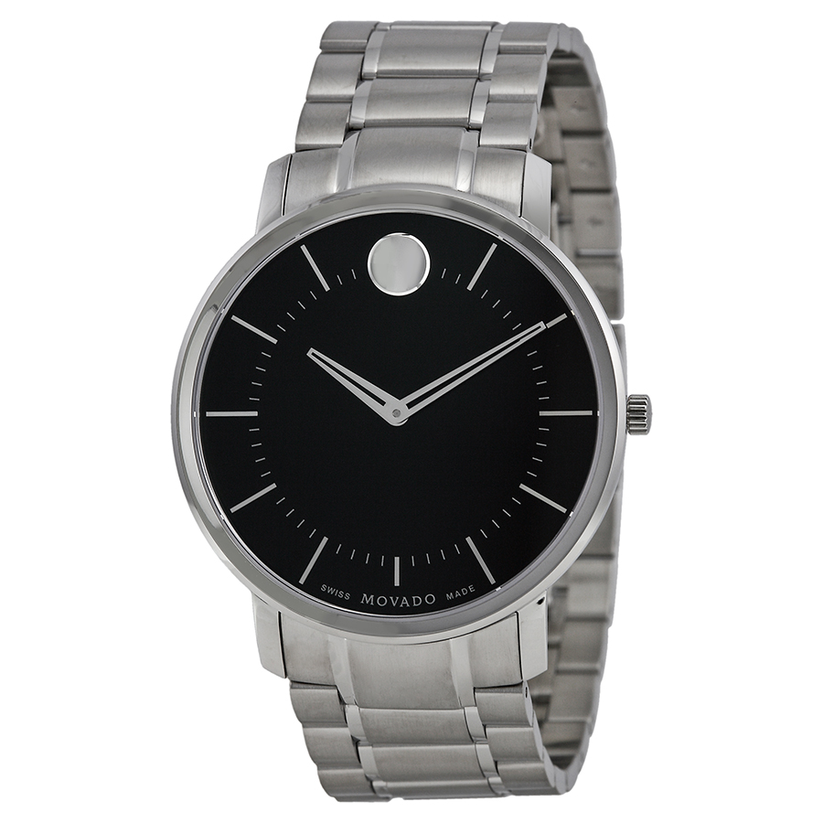 Swiss-Equivalent Movado Chronograph, 42mm Gold Tone Case, Silver Dial, Quartz Movement Watch