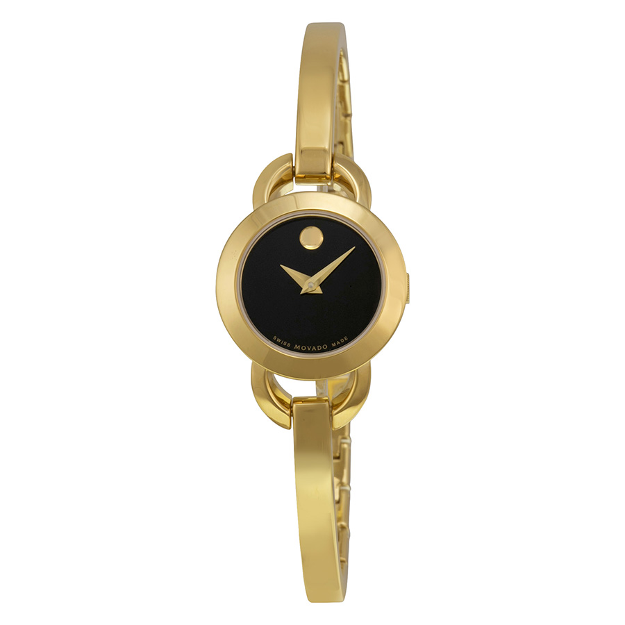 Classic Movado Chronograph Yellow Gold PVD Case 43mm Automatic Watch