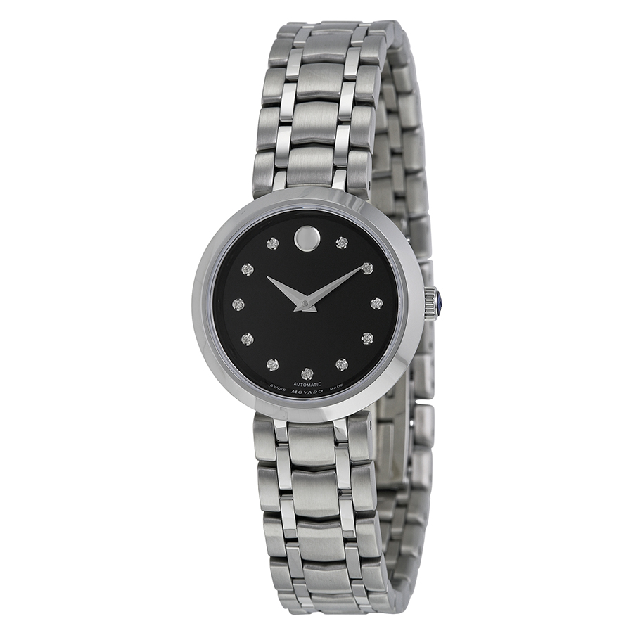 Luxurious Movado Timeless Elegance, Stainless Steel Case, Mother of Pearl Dial, Water-Resistant Women's Watch