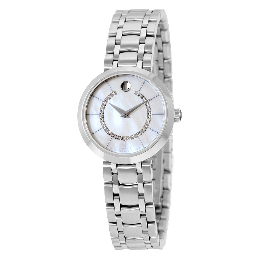 Swiss-Elegance Movado Classic Automatic 42mm Steel Chronograph Watch
