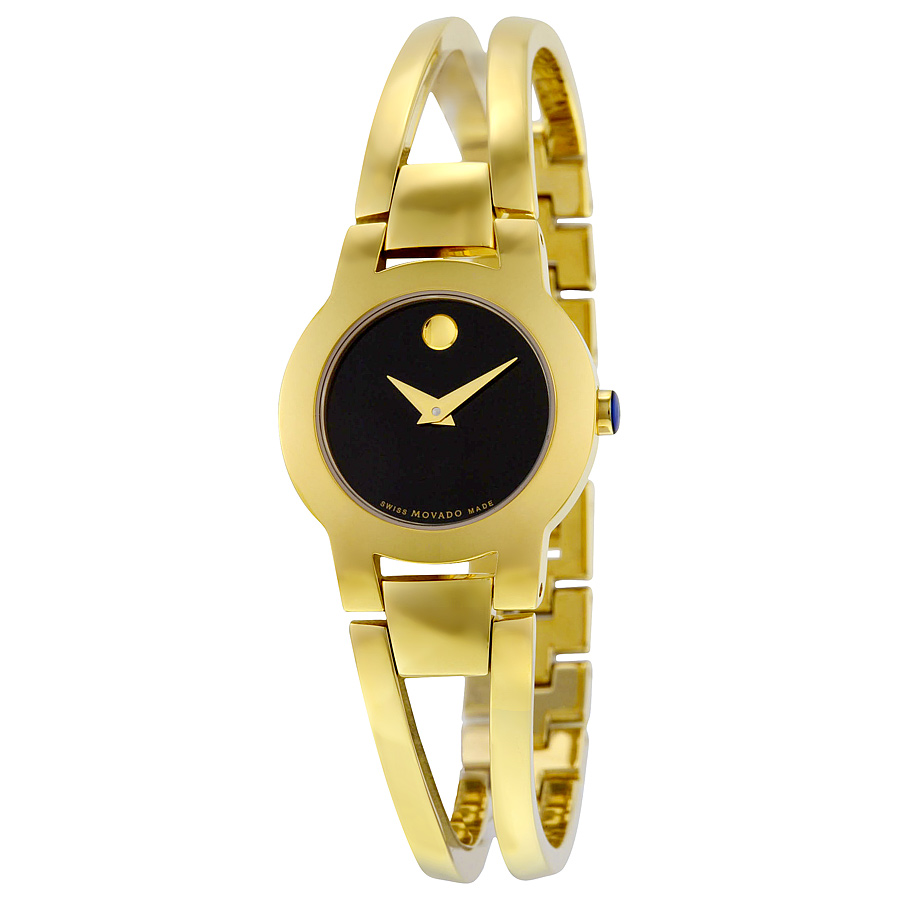 Movado Gold-PVD Timepiece 0606946, 41mm, Stainless, Sunray Dial, Automatic Watch