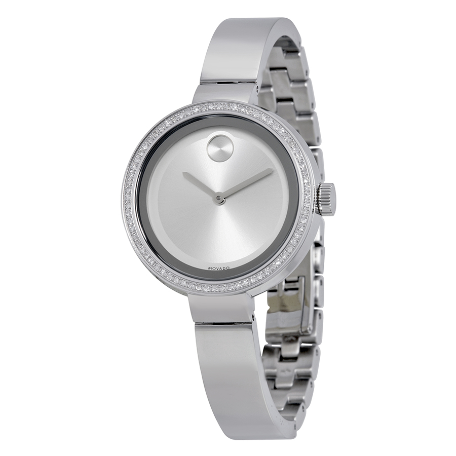 Stainless Steel Movado 3600281 Timepiece - Automatic Black Face Water-Resistant Watch