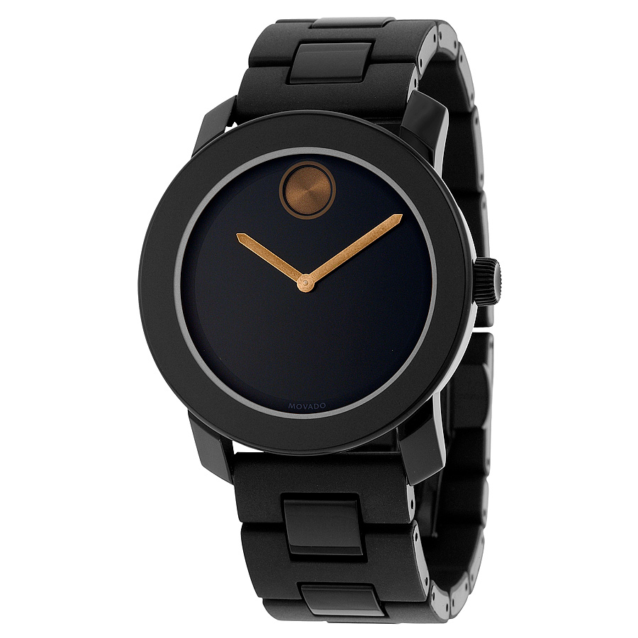 Movado Chronograph Steel Case Black Dial Watch - Swiss Replicates Precision