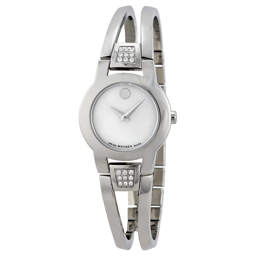 Stylish Movado Amorosa 0606617 Steel Automatic Watch - Elegance Redressed