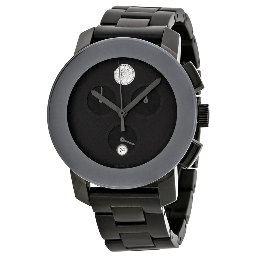 Modern Elegance Movado Bold Chronograph Stainless Steel 41mm Watch