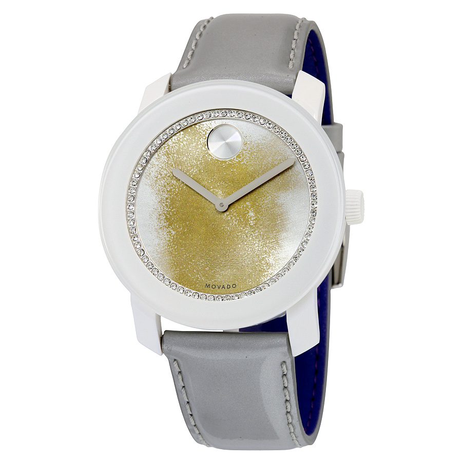 Bold Timepiece Movado 3600266 Stainless Steel TR90 White Dial Automatic Watch