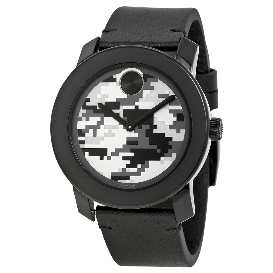 Movado Bold 3600300 Steel Case Automatic Black Index Dial Water-Resistant Watch