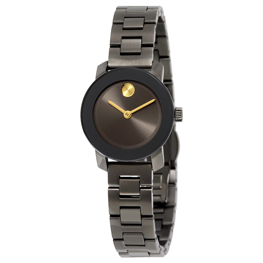 Movado Bold 3600326 Gunmetal Ion-Plated Steel Chronograph Timepiece