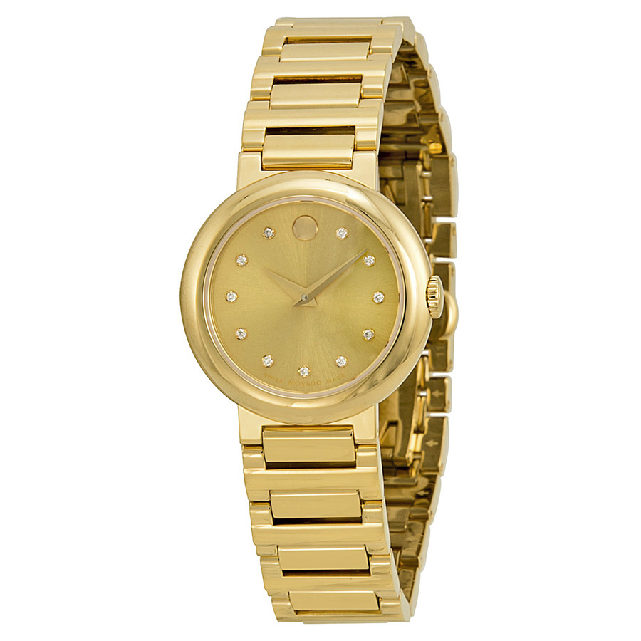 Elegant Movado Concerto 0606791: Vintage Charm, Steel Case, Beige Dial, Automatic Movement, Lady's Watch