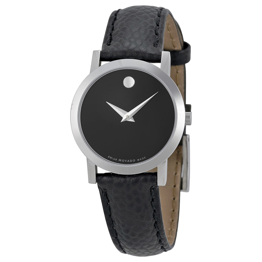 Movado Museum 0606087 Black Classic Automatic Watch - High Precision Timepiece