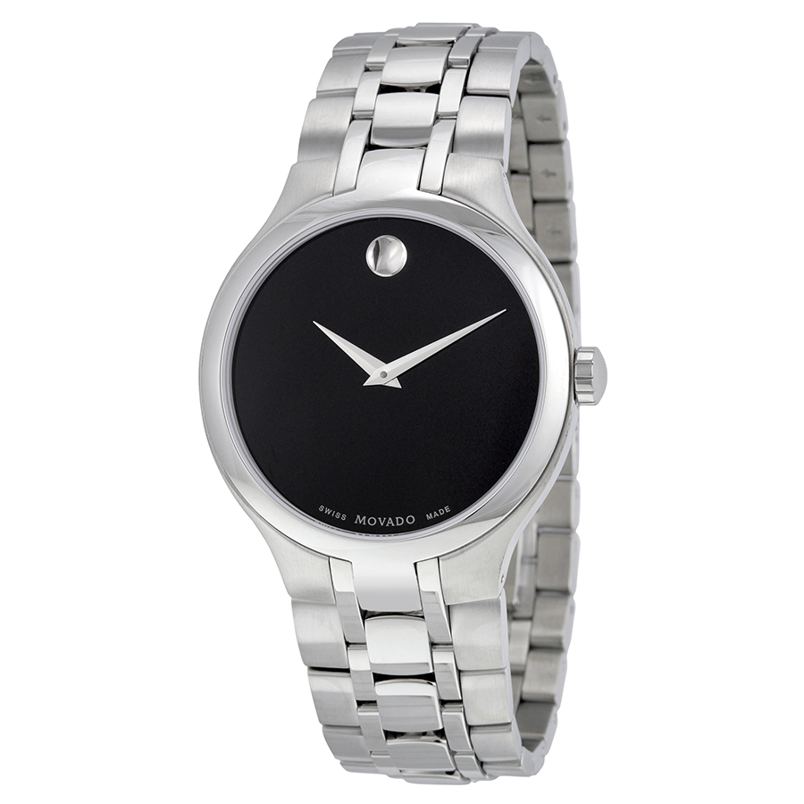 Classical Movado Museum 0606367 Imitation Silver Dial Quartz Watch