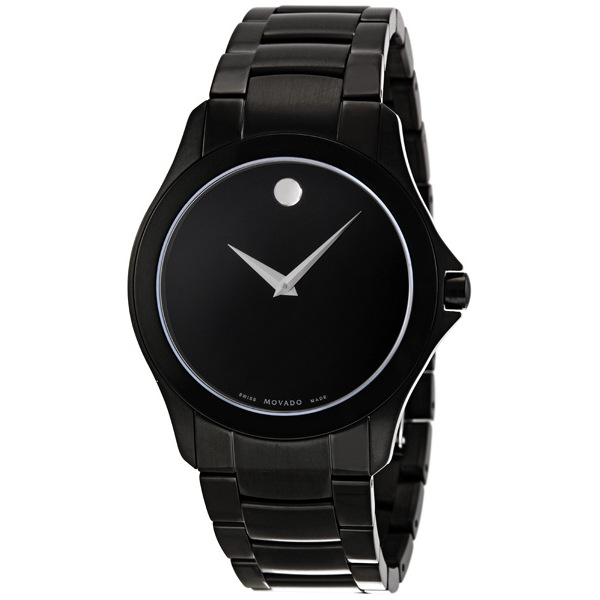 Movado Museum Chronograph Automatic Stainless Steel Black Face Replica Watch