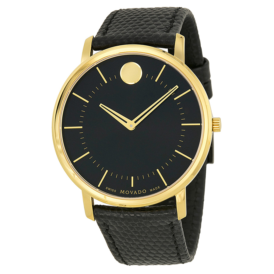 Classic Movado Museum Imitation 0606847 - Black Chrome Dial Automatic Watch