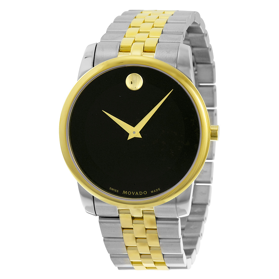 Movado Museum Inspired Black Chronograph Replica Watch