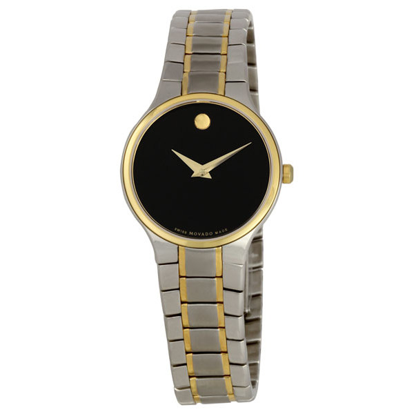 Movado Serio Two-Tone Steel Gold-Tone Dial Quartz Watch