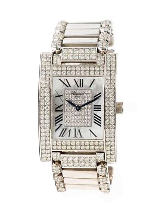 Chopard 173451-1001 Pearl & Diamond Automatic Elegant Lady's Watch