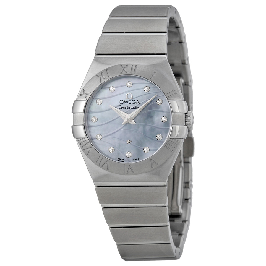 Omega Blue Mother of Pearl 27mm Automatic Prestige Watch