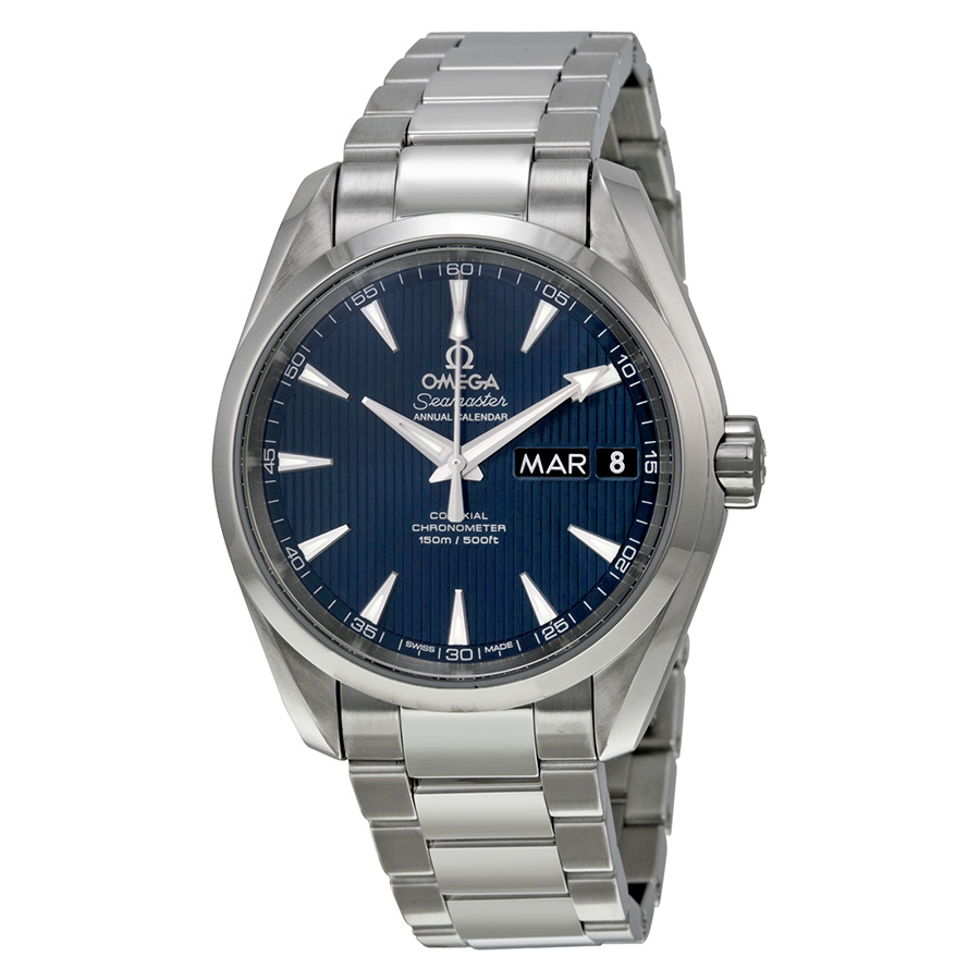 Omega Seamaster Aqua Terra Co-Axial Automatic Blue Dial Steel Watch