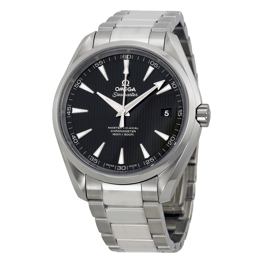Omega Prestige 41mm Automatic Steel Bezel Black Chronograph Watch