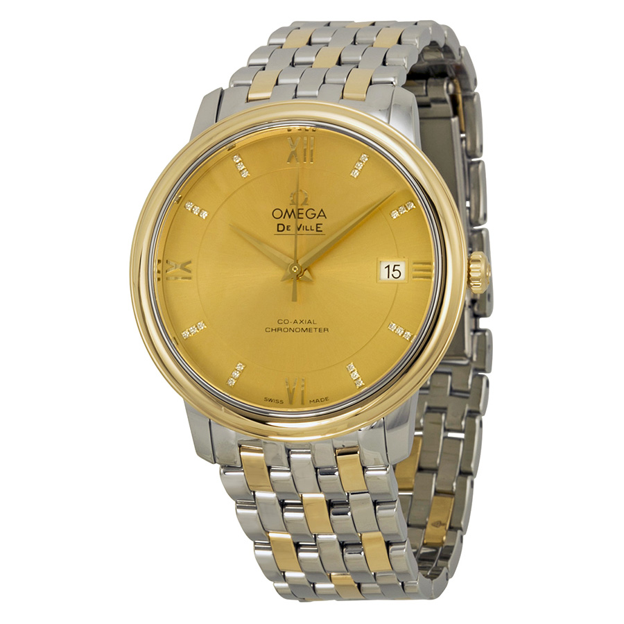 Omega Constellation Champagne Dial Steel & Gold Ladies Replica Watch