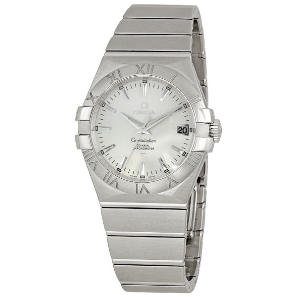 Omega Constellation 41mm Automatic Jet Black Face Steel Replica Watch