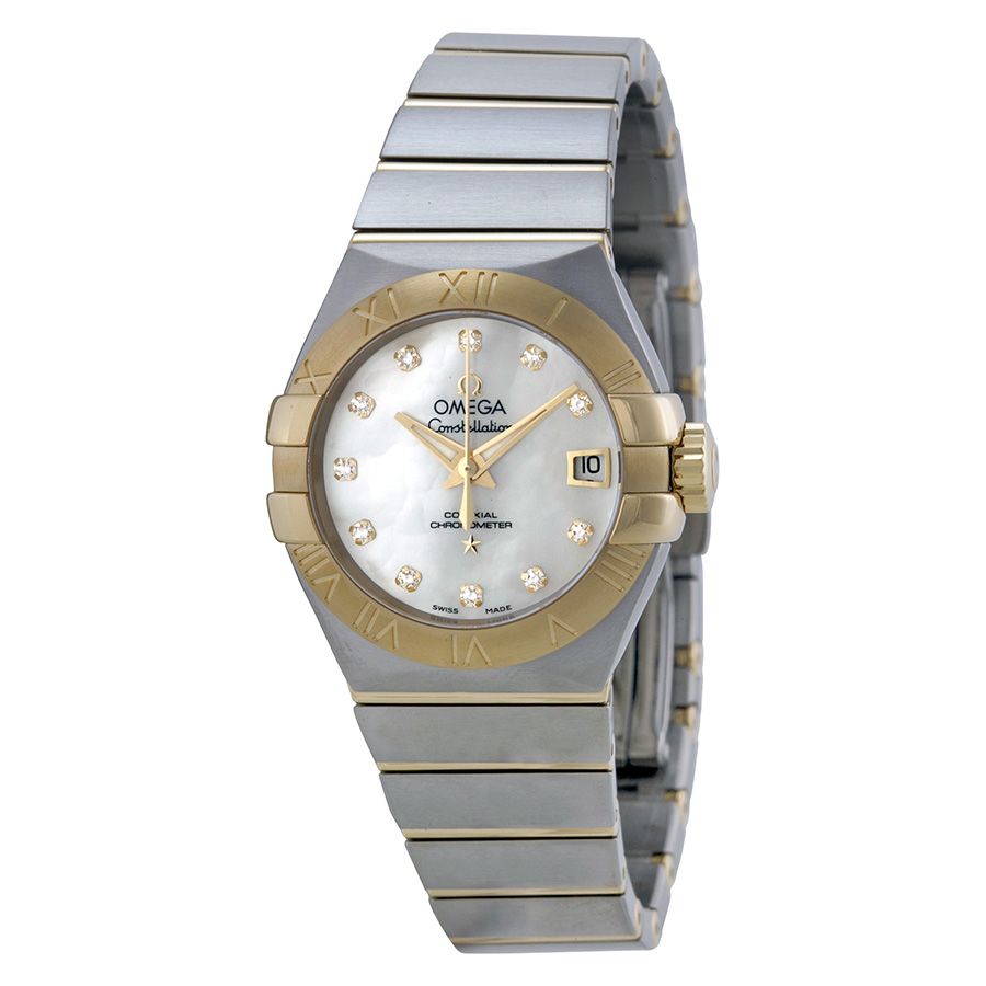 Omega Constellation 18K White Gold Mother of Pearl Dancer's Dream Watch
