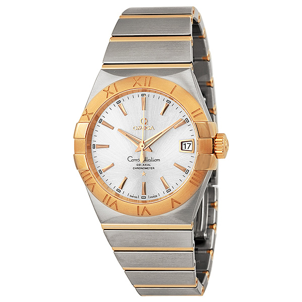 Omega Constellation Classic 38mm Automatic White Gold Charm Dial Replica Watch