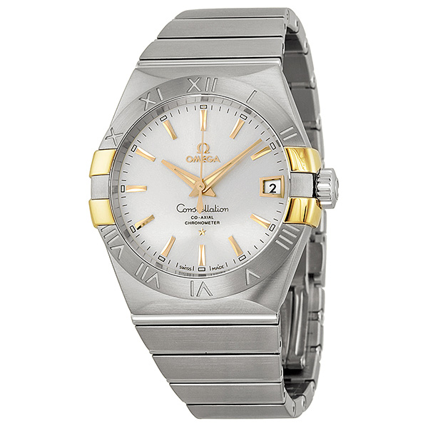 Omega Constellation Classic 42mm Silver Case Automatic White Dial Replica Watch
